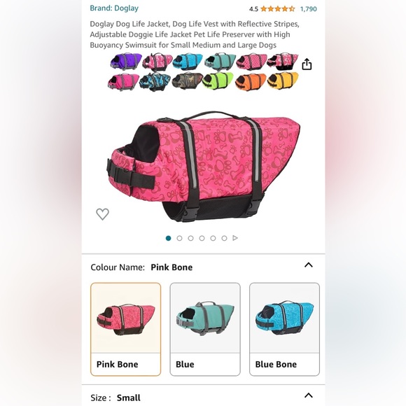 Dog Life Jacket - Small - Picture 2 of 3